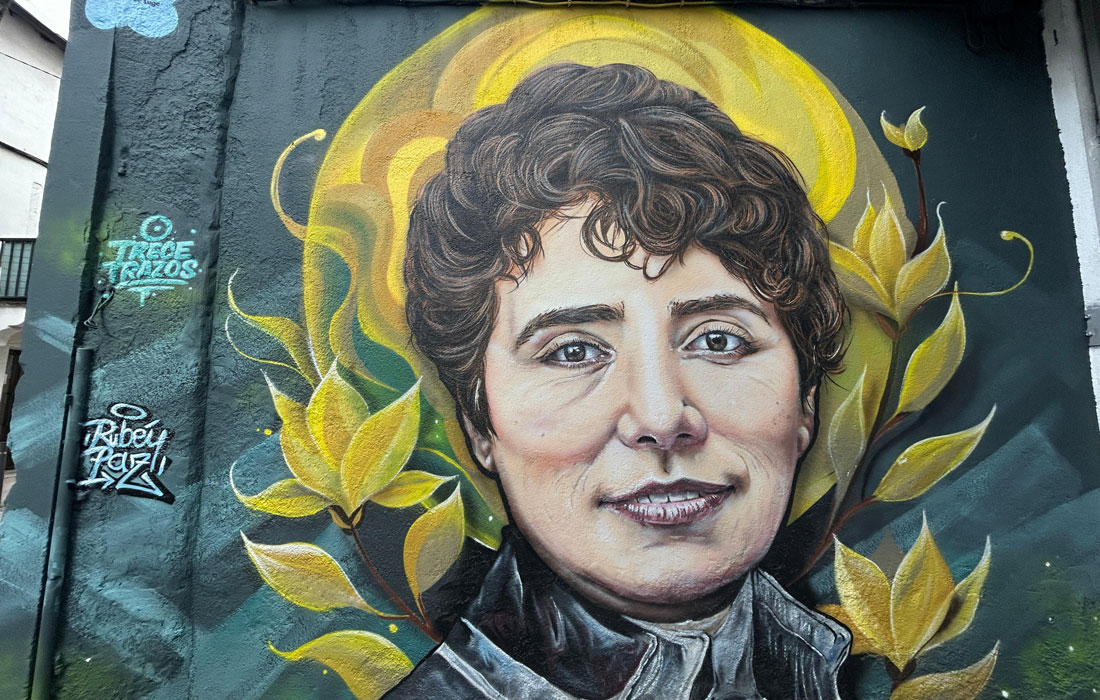 Mural-Rosalía-de-Castro-Recatelo