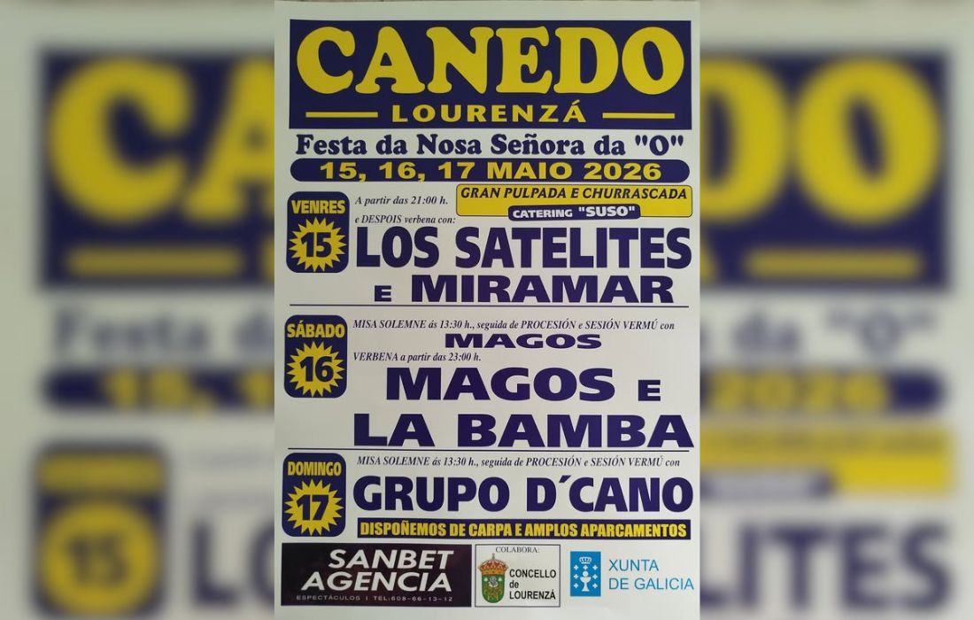 CANEDO festas 2026