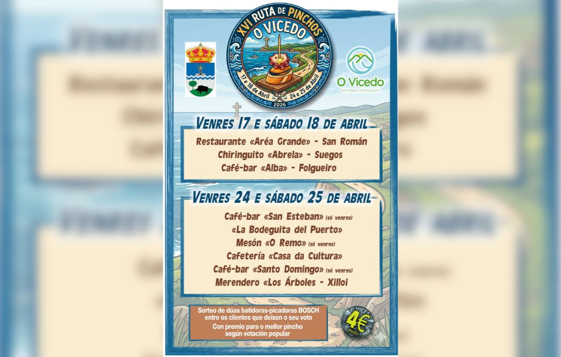 O VICEDO ruta pincho 2026