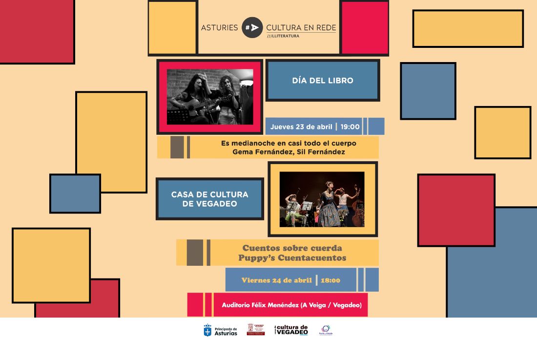 VEGADEO dia libro cartel