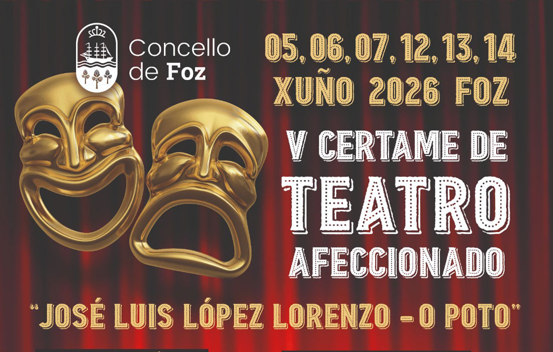 CARTEL-V-CERTAME-DE-TEATRO-AFECCIONADO-CONCELLO-DE-FOZ-(XUÑO-2026)