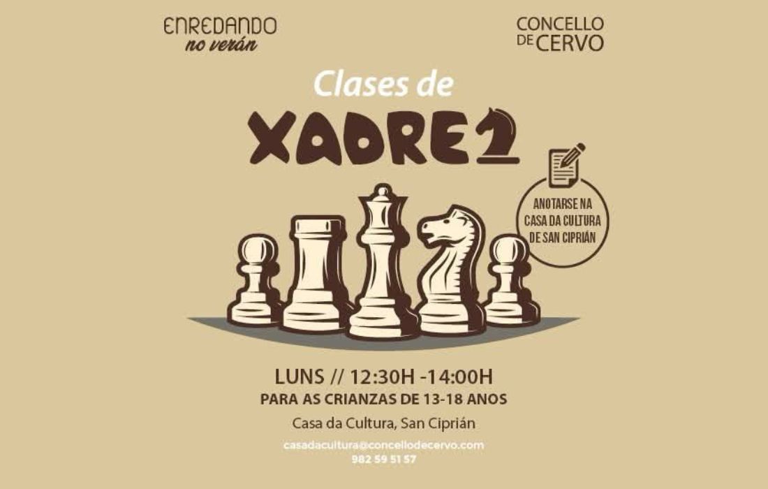 CERVO clases xadrez