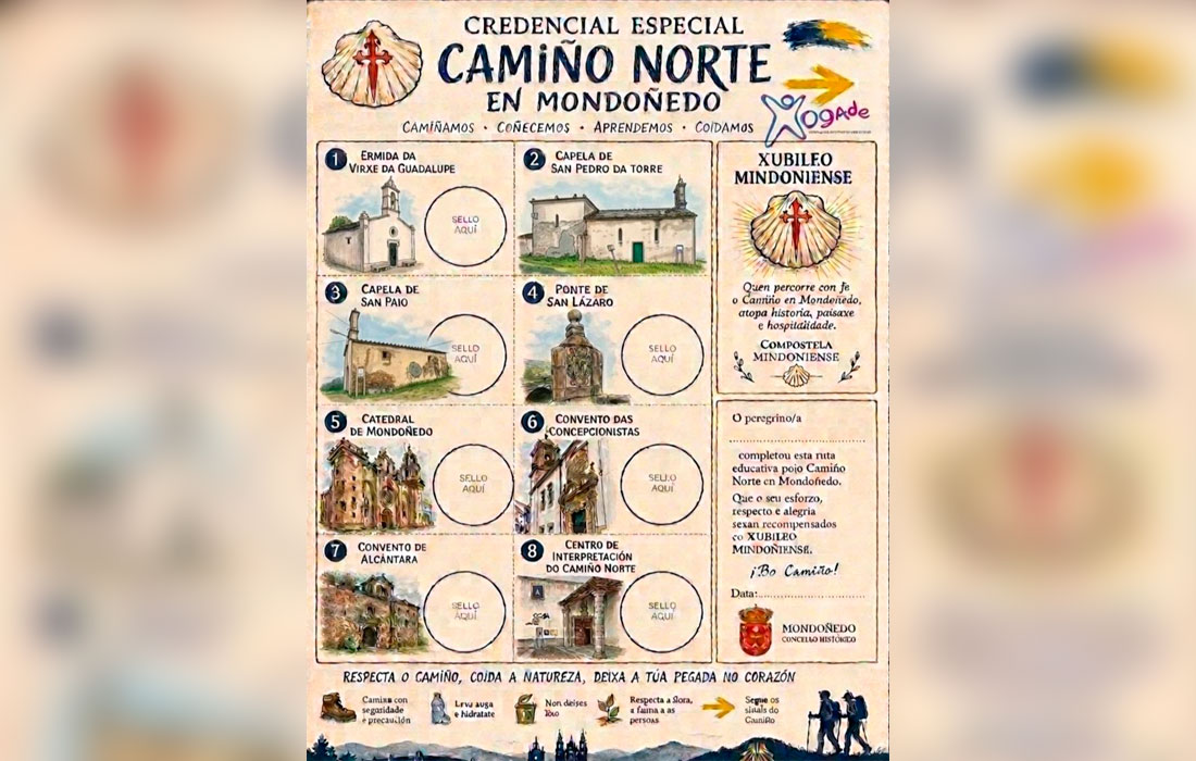 credencial-especial-camiño-norte-mondoñedo-2026