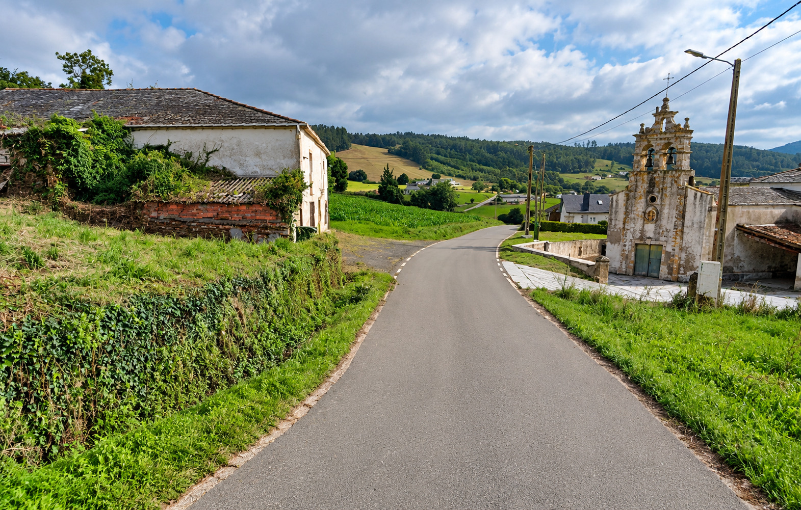 RIBADEO rua igrexa arante