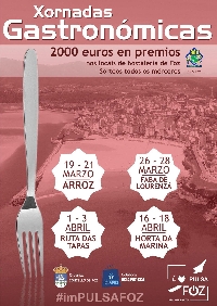 CARTEL XORNADAS GASTRONOMICAS FOZ