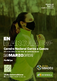 Cartel En Marcha AECC ribadeo