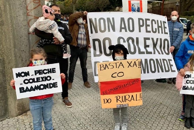 protesta santiago colexio baamonde