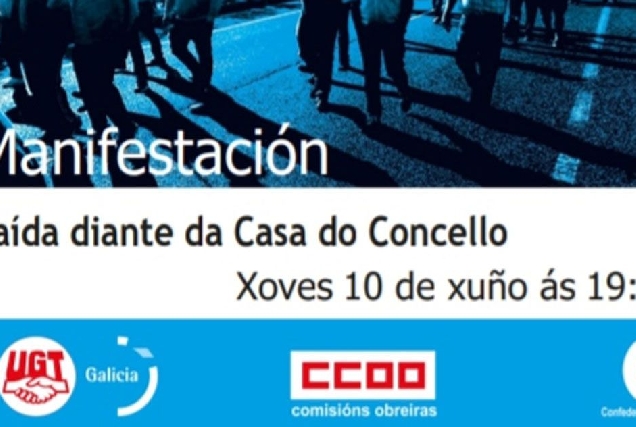 manifestacion auxiliares endesa as pontes portada