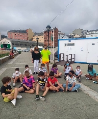 BURELA actividades ao aire libre no Centro de Educacion Medioambiental Gaia.