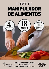 cartel manipulador de alimentos cervo 1