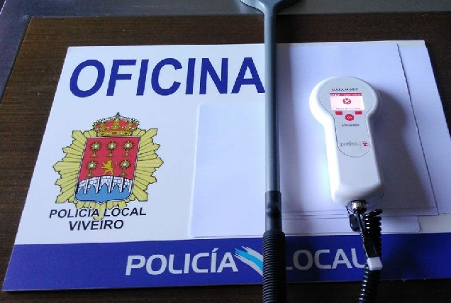 lector microchip policia viveiro