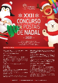 Concurso de postais de Nadal cervo