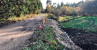 Deputacion Cervo maquinas traballando durante as obras 1