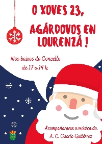 cartel papa noel lurenza