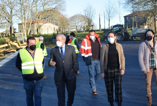 José Tomé supervisa as obras do Parque Central de Galicia