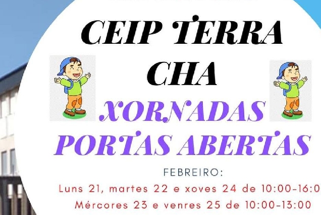 xornada portasa abertas ceip terra cha portada