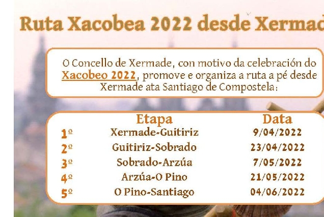 RUTA XACOBEA XERMADE SANTIAGO PORTADA