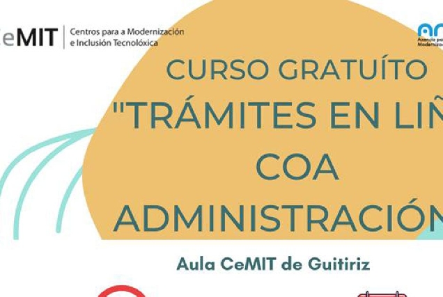 curso tramites on line administracion aula cemit guitiriz portada