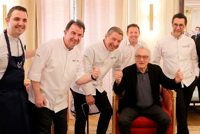 robert de niro chefs menu impagable