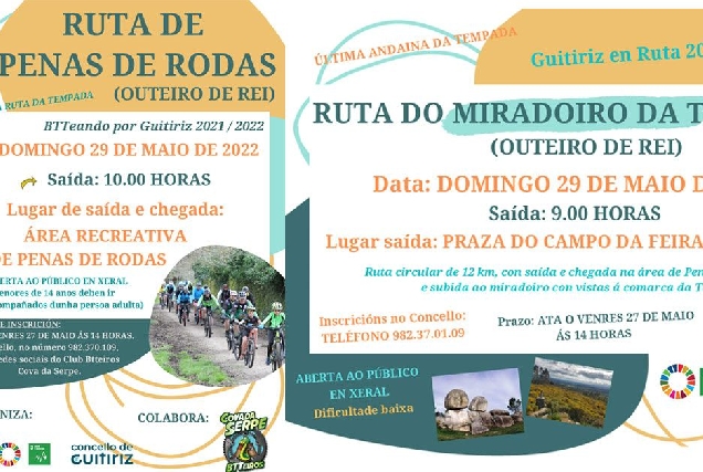 btt e guitiriz en ruta penas de rodas