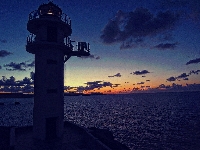 Concurso Medio Ambiental Xove   atardecer faro de punta roncadoira