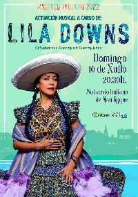 Ribadeo indiano Lila Downs concerto