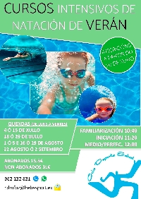 cursos natacion concello de Foz 2022