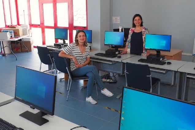 novos ordenadores aula informatica omix