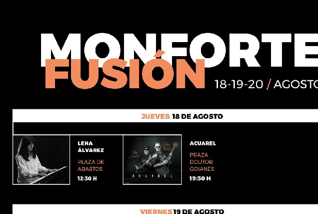 Cartel monforte fusion portada