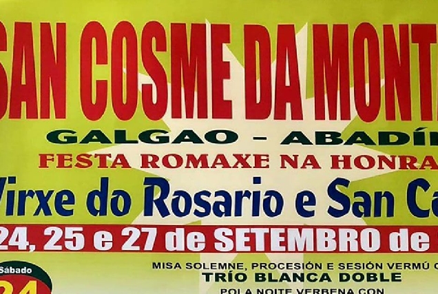 festas san cosme da montana abadin portada