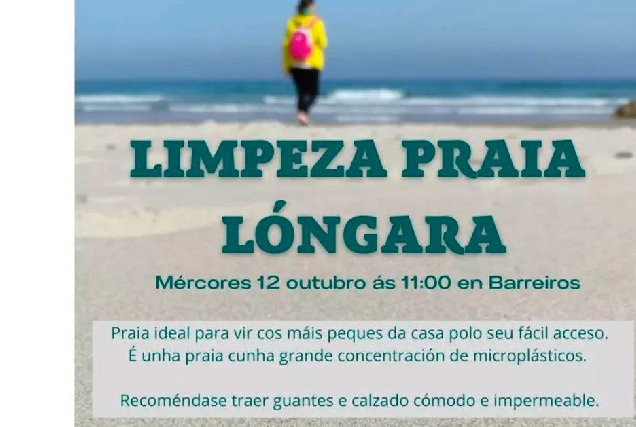 limpeza praia Longara marina sen plastico 1