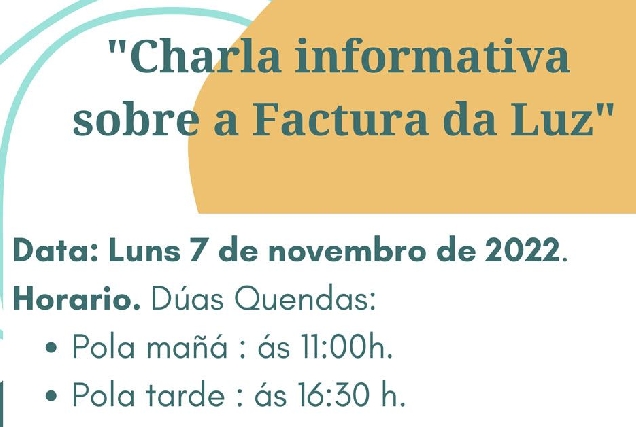 charla factura da luz guitiriz portada