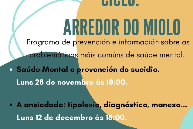 ciclo charlas saude mental arredor do miolo