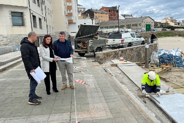 obras burela praia portelo accesos 1