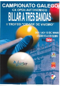 BILLAR A TRES BANDAS II TROFEO CIDADE DE VIVEIRO