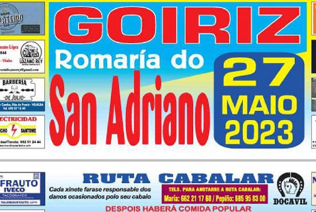 romaria san adriano goiriz portada