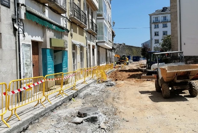 obras praza ferrol lugo centro