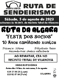 sendeirismo lourenza agosto