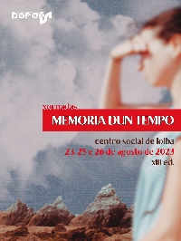 Cartel XIII Xornadas Memoria dun Tempo