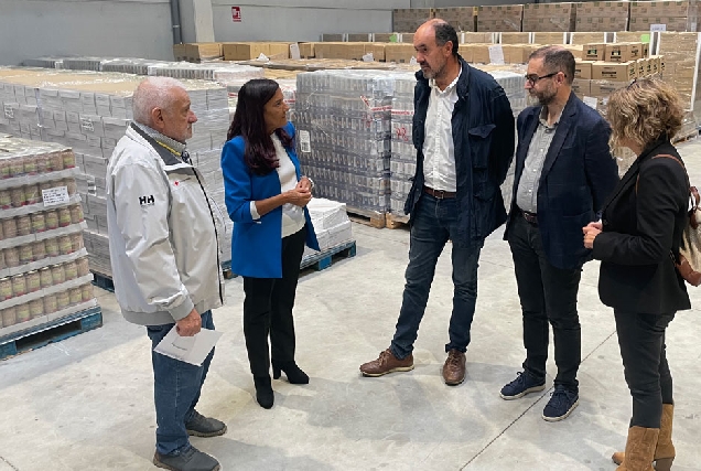 visita banco alimentos lugo subdelegada