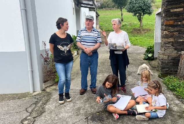 Asociacion Veiguello Trabada 2023 Miguel, Ana Moreiras e Cristian Caruncho