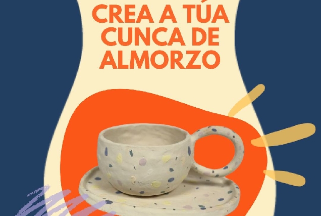 Cartel do obradoiro 'Crea a túa cunca de almorzo'