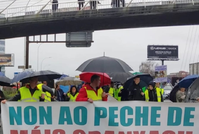 Marcha dos gandeiros por Alfonso Molina na Coruña