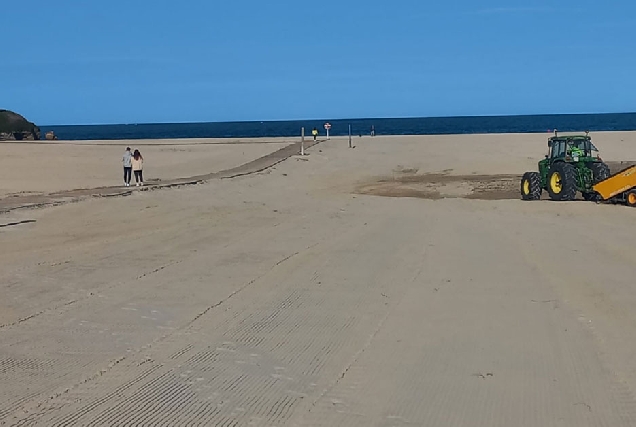 2024 OBRAS DE MANTEMENTO NA PRAIA DA RAPADOIRA foz