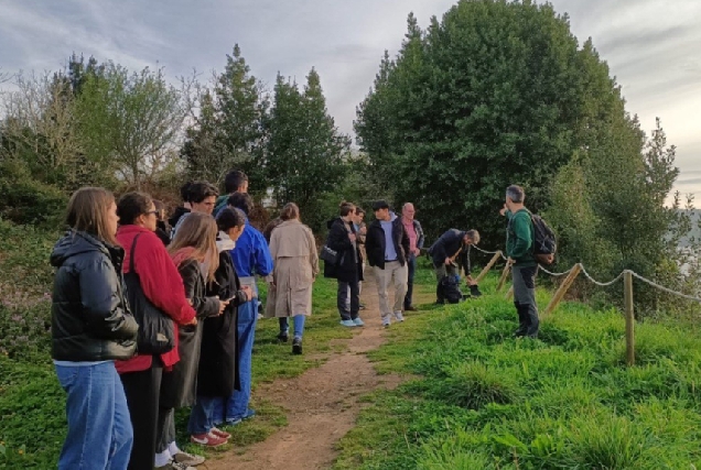 Os alumnos de turismo da UDC visitaron este martes Miño