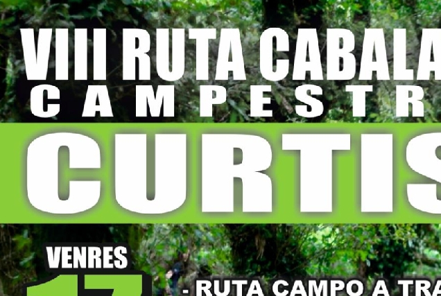 Imaxe do cartel da VIII Ruta Cabalar de Curtis