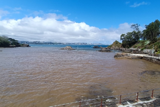 Imaxe da praia de Santa Cruz