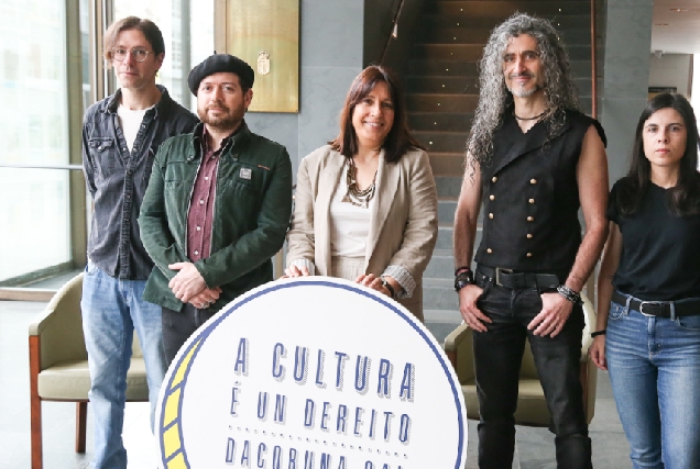 Imaxe da presentación da Festa da Música no Teatro Colón da Coruña