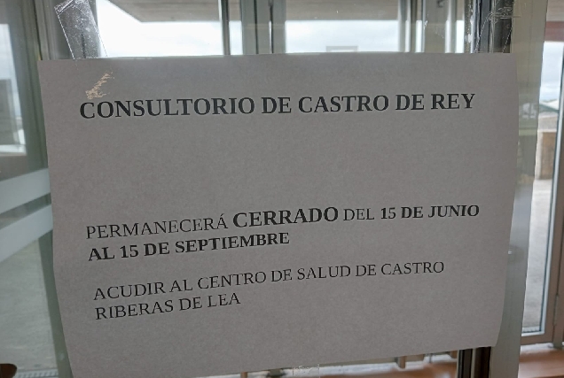 cartel consultorio castro de rei