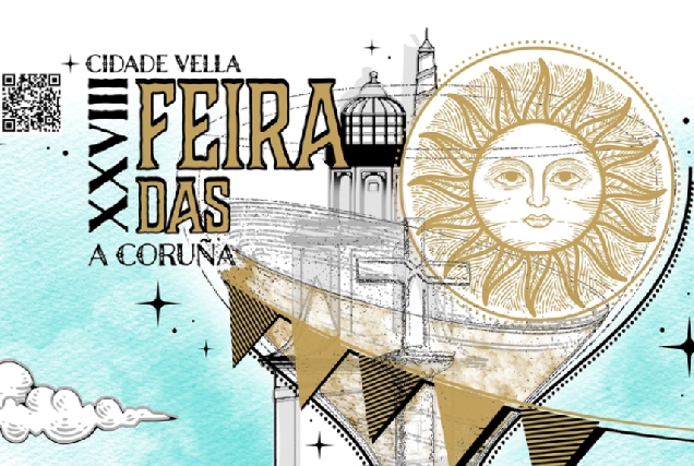 Imaxe do cartel da feira medieval da Coruña